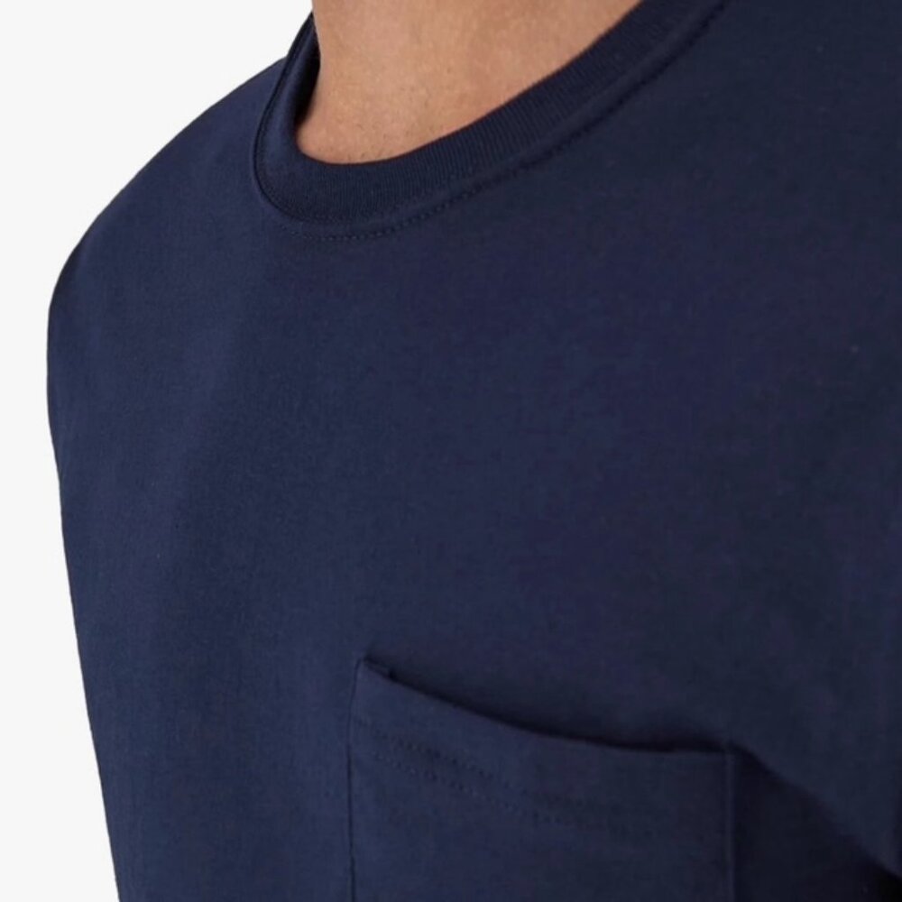 Hanes 6-Pack Pocket Tee Men's T-Shirt - Picture 7 of 9